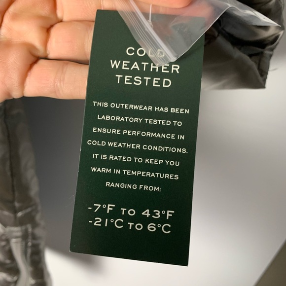 (NWT) RALPH LAUREN Chrome Quilted Parka | duck down fill - Picture 2 of 6